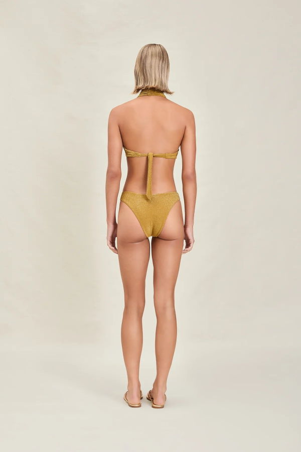 Devon Windsor Larissa Bikini Bottom - Honeycomb