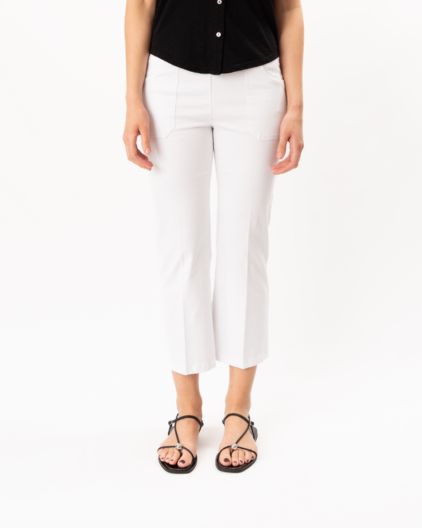 ELLIOTT LAUREN Slim Sailor Pocket Pant - White