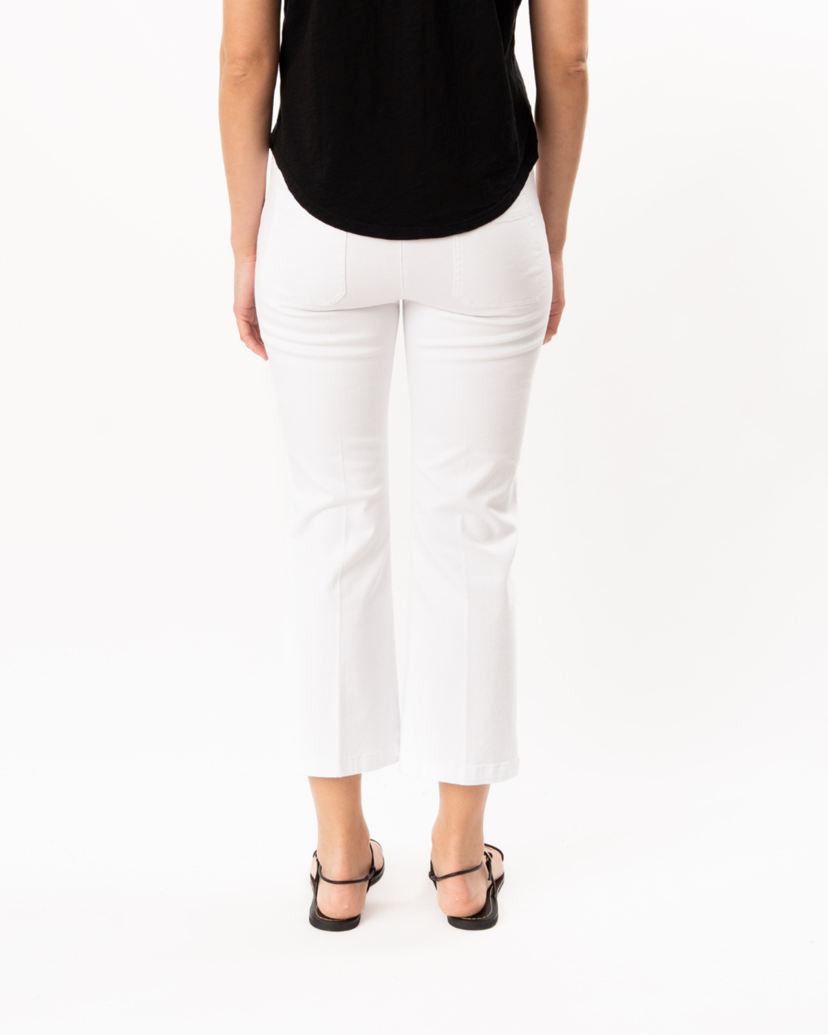 ELLIOTT LAUREN Slim Sailor Pocket Pant - White - Image 2 of 5