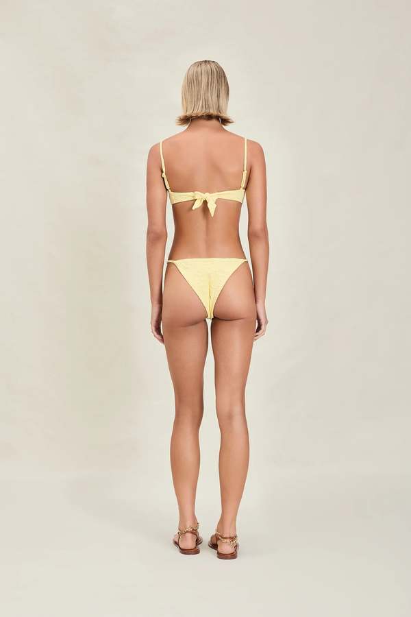 Devon Windsor Peyton Bottom Swim Bottom - Lemondrop