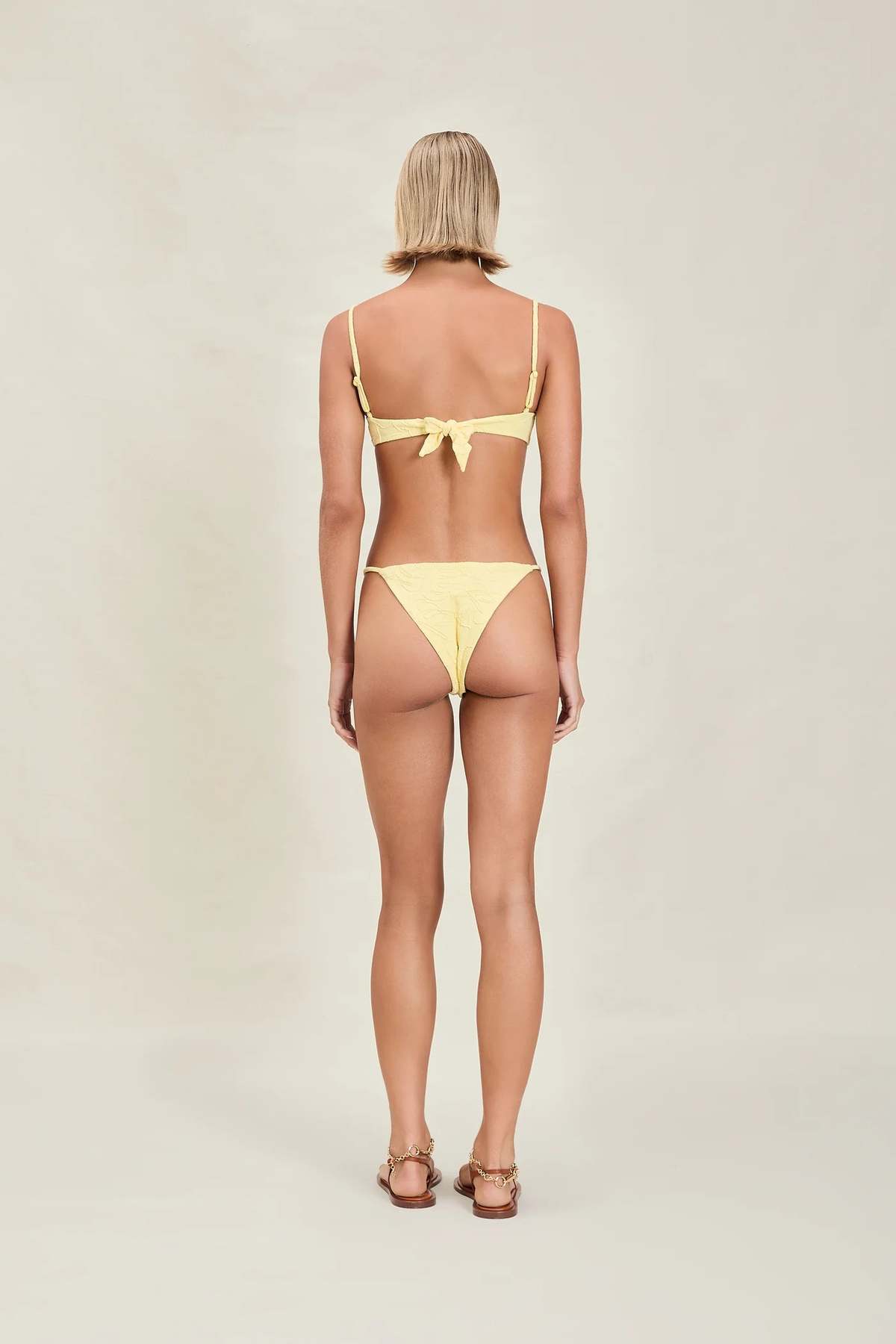 Devon Windsor Peyton Bottom Swim Bottom - Lemondrop - Image 3 of 3