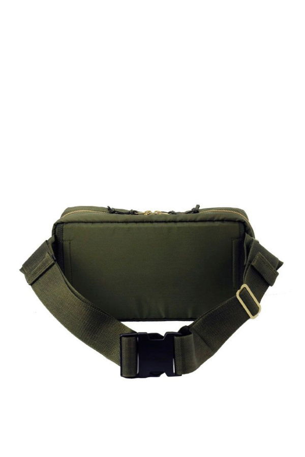 PORTER - Yoshida & Co. Nylon Force 2Way Pockets Waist Bag - Olive