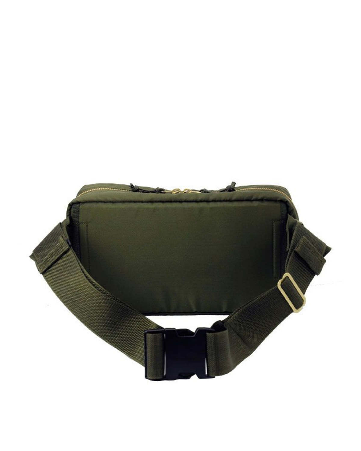 PORTER - Yoshida & Co. Nylon Force 2Way Pockets Waist Bag - Olive - Image 2 of 6