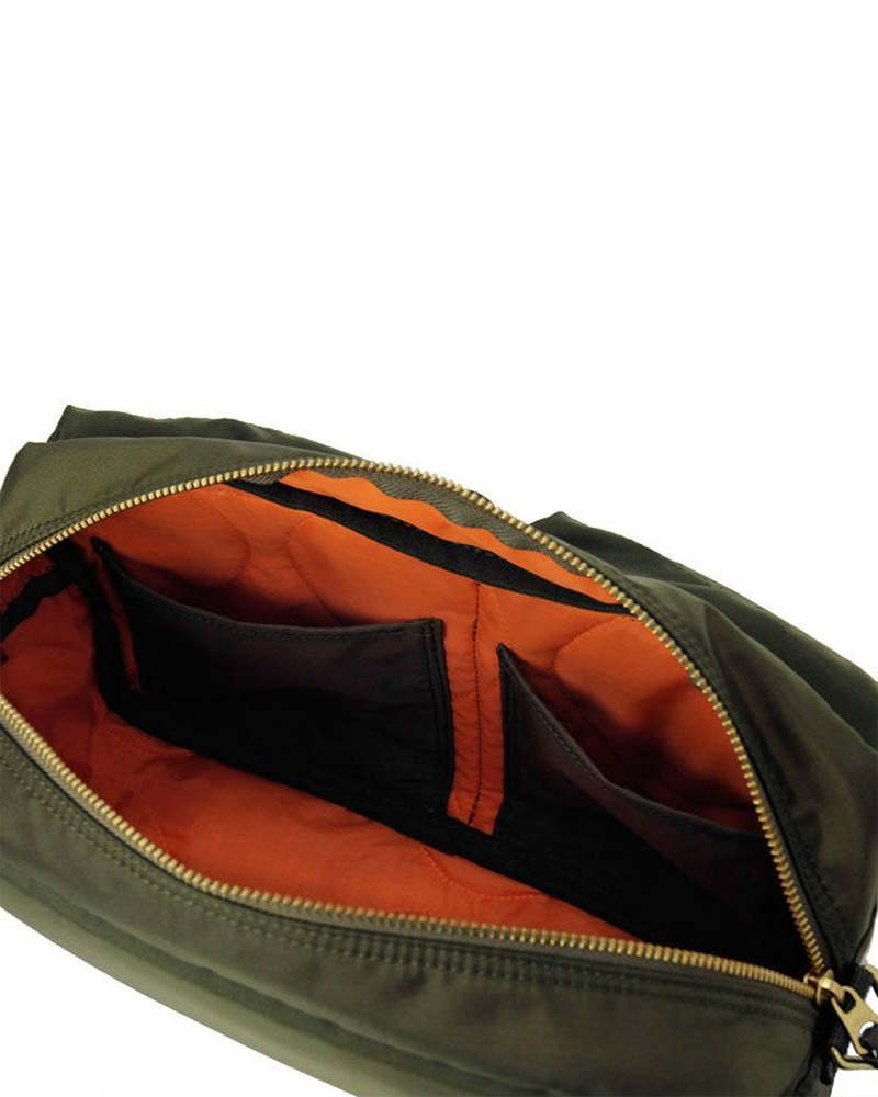 PORTER - Yoshida & Co. Nylon Force 2Way Pockets Waist Bag - Olive
