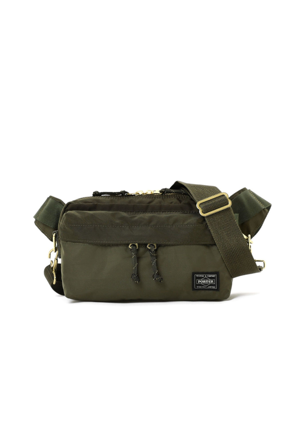PORTER - Yoshida & Co. Force 2Way Waist Bag - Olive