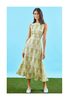 Hunter Bell Faith Dress in Green Trellis - Thumbnail 1