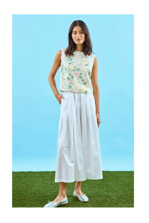 Hunter Bell Manning Top - Garden Rose Peony