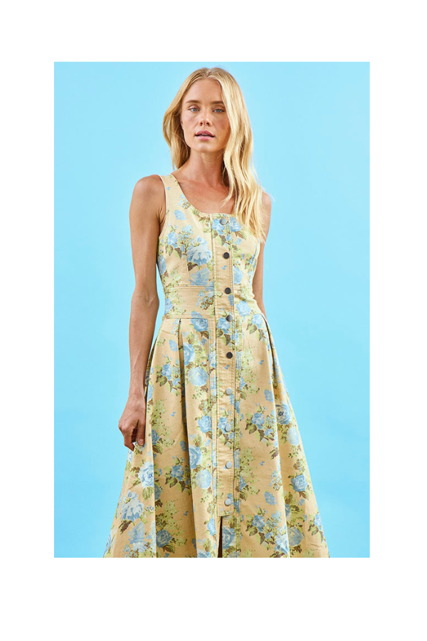 Hunter Bell Thompson Dress in Garden Rose Peri