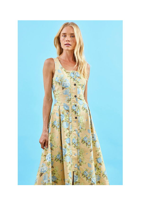 Hunter Bell Thompson Dress in Garden Rose Peri