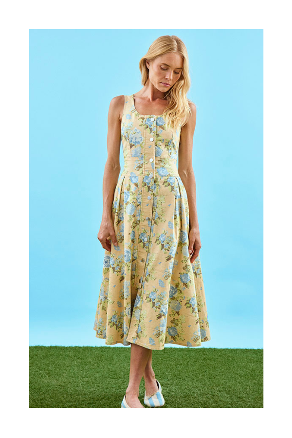 Hunter Bell Thompson Dress in Garden Rose Peri