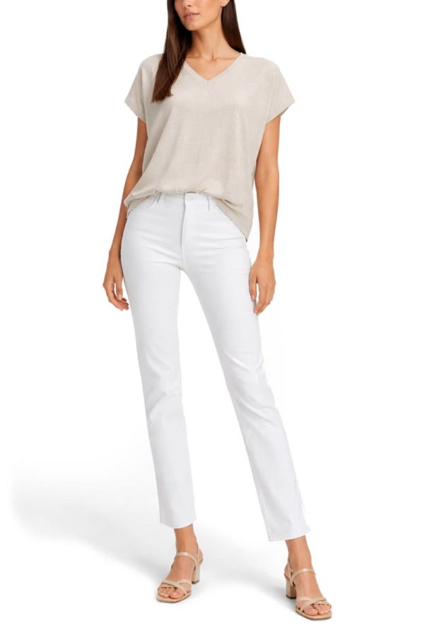 Fabiana Filippi V-Neck Top - Beige