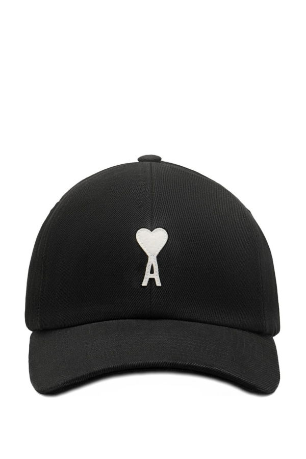 Ami Alexandre Mattiussi Ami De Coeur Baseball Cap - Black