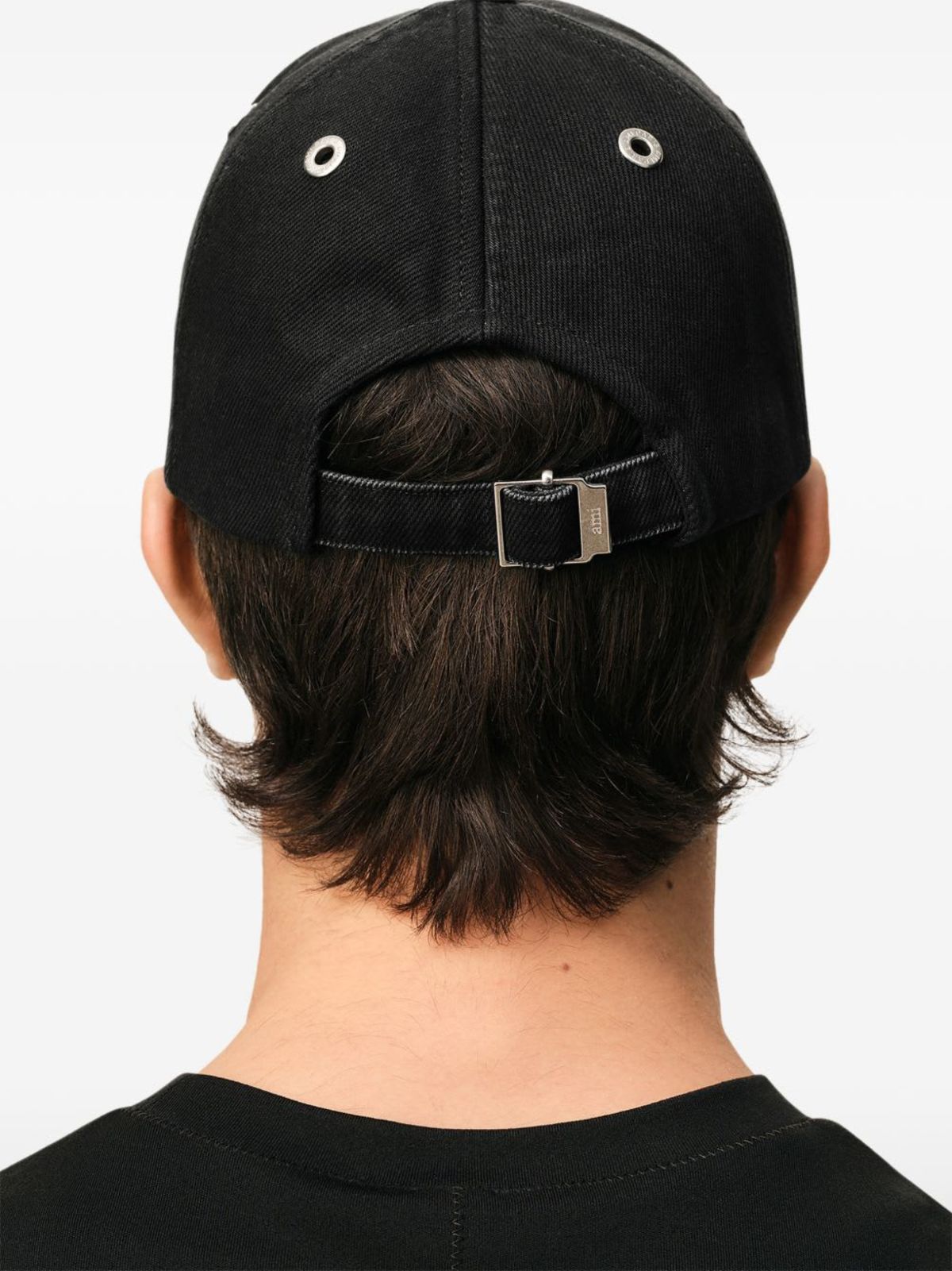 Ami Alexandre Mattiussi Ami De Coeur Baseball Cap - Black - Image 2 of 5