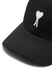 Ami Alexandre Mattiussi Ami De Coeur Baseball Cap - Black - Thumbnail 3
