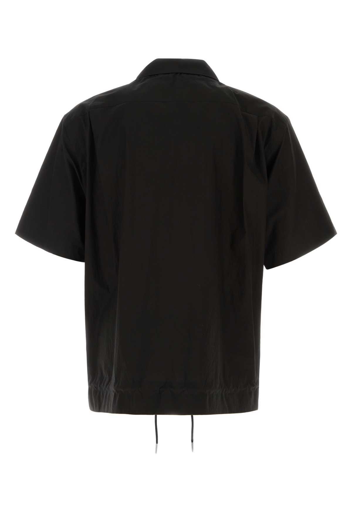 sacai Poplin Oversize Shirt - Black - Image 2 of 2
