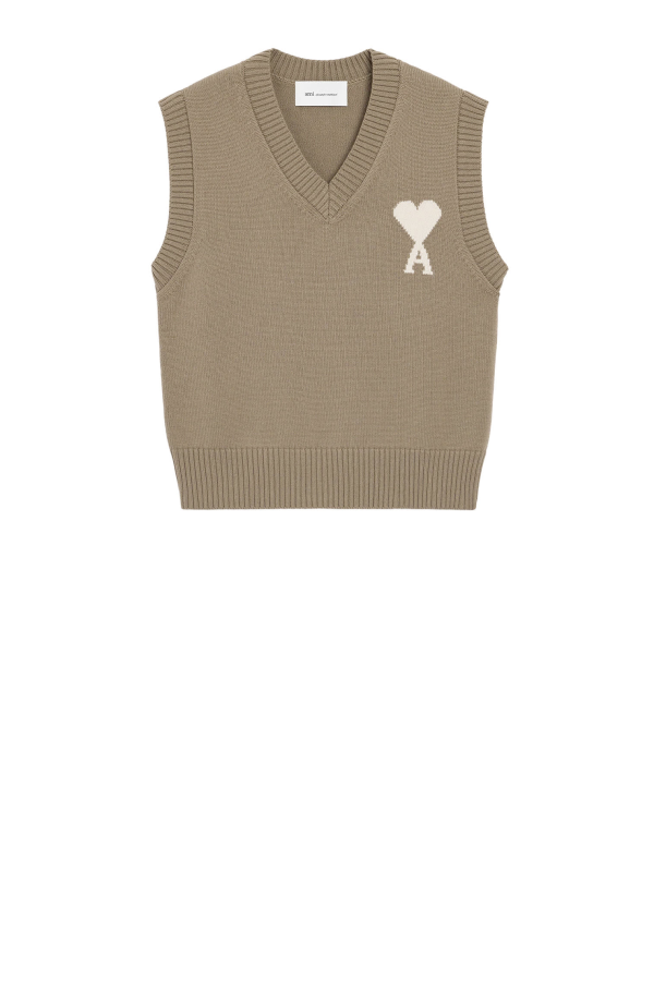 Ami Alexandre Mattiussi Ami Jacket Vest - Beige/Taupe/Ecru