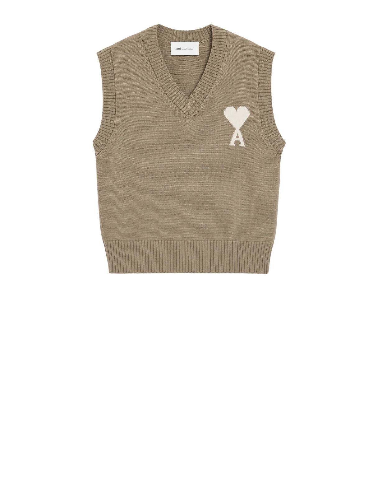 Ami Alexandre Mattiussi Ami Jacket Vest - Beige/Taupe/Ecru - Image 1 of 1