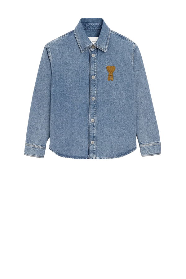 Ami Alexandre Mattiussi Ami Shirts Shirt - Bleu Used