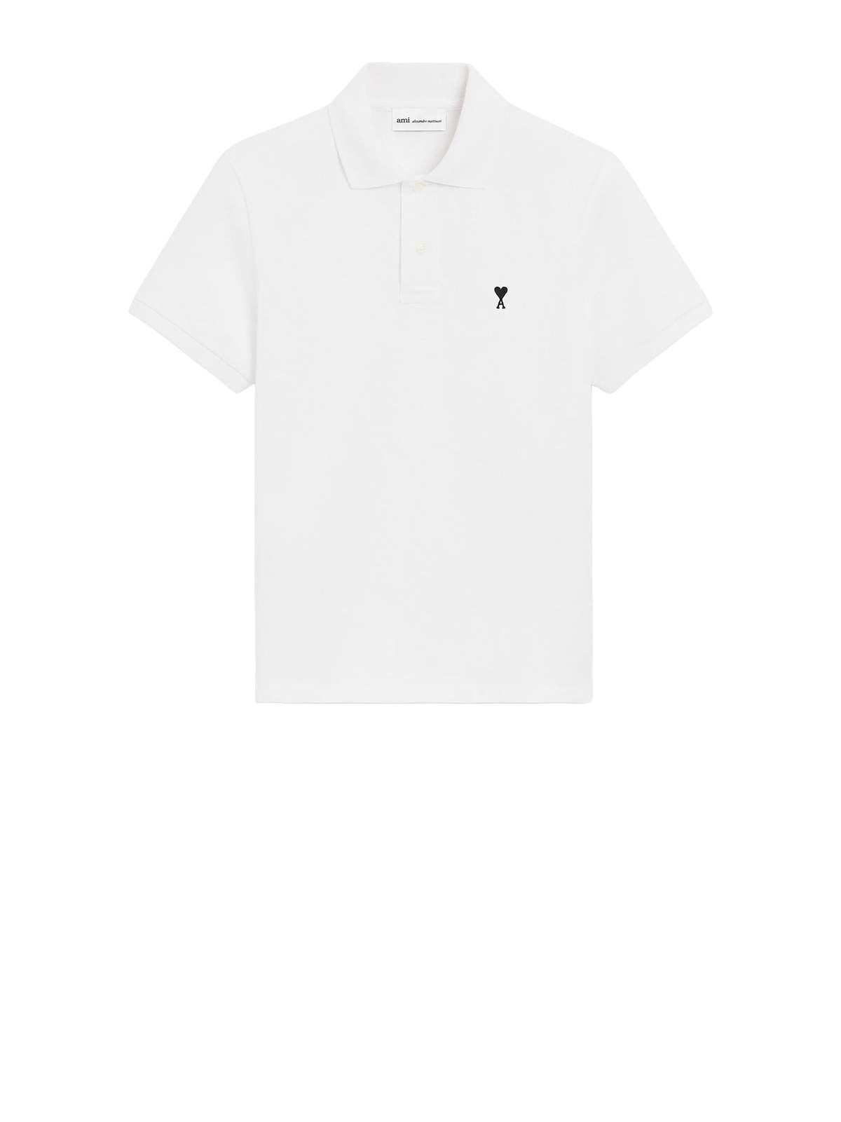 Ami Alexandre Mattiussi Ami T-Shirts And Polos Polo Shirt - White - Image 1 of 1