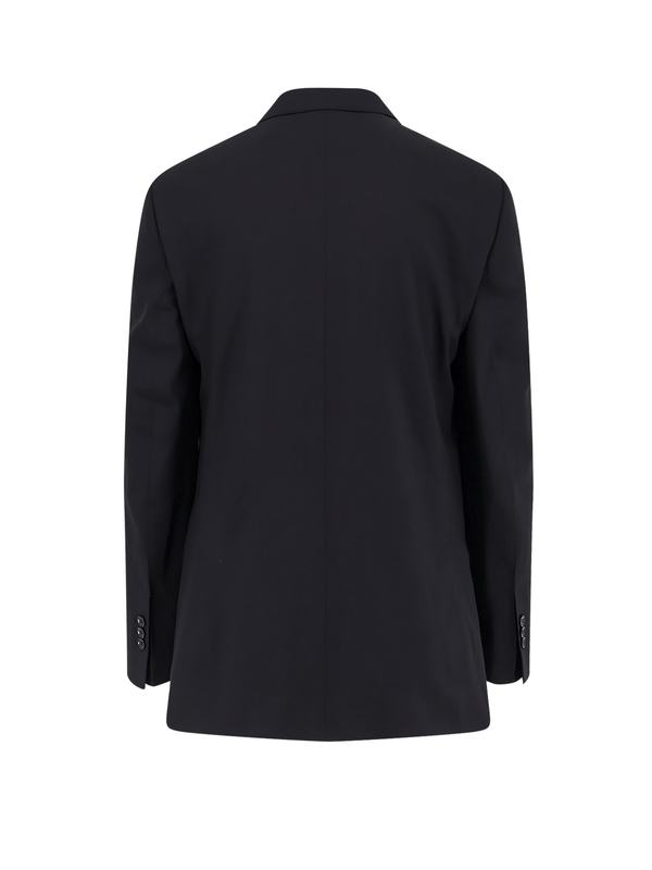 Ami Alexandre Mattiussi Single-Breasted Virgin Wool Blazer - Black