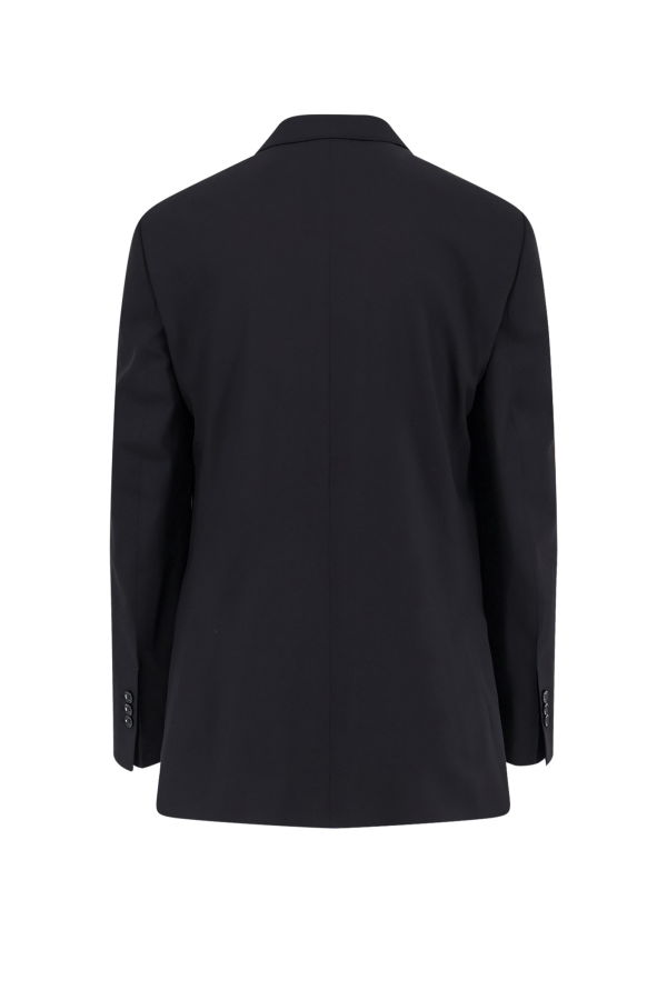 Ami Alexandre Mattiussi Single-Breasted Virgin Wool Blazer - Black