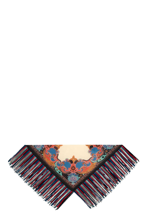 Etro Fringed Foulard - Multicolor