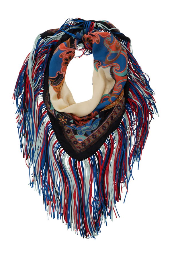 Etro Fringed Foulard - Multicolor