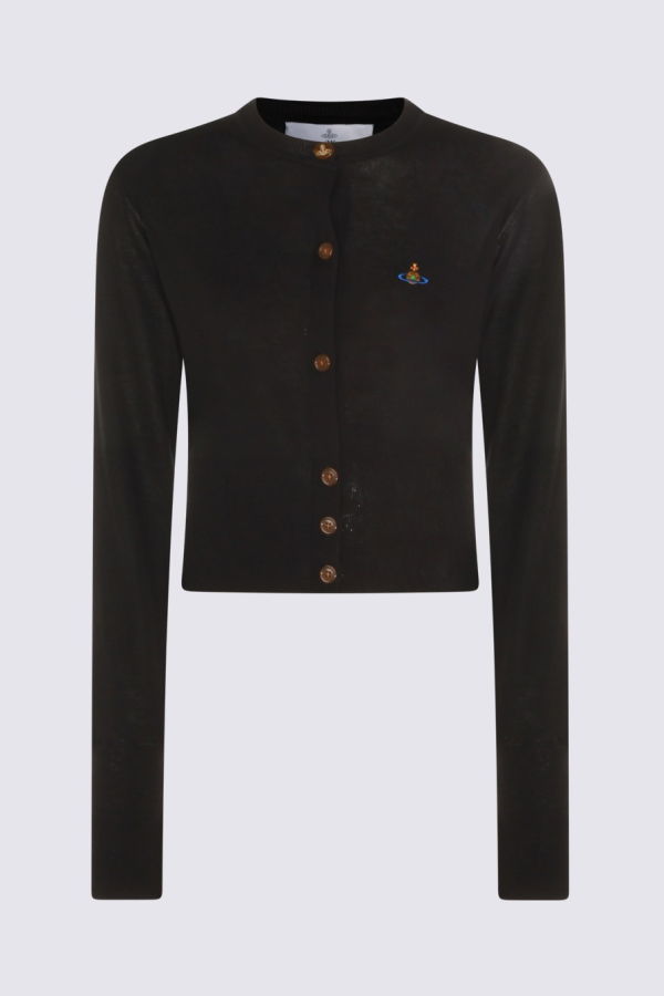 Vivienne Westwood Black Cotton Knitwear Sweater