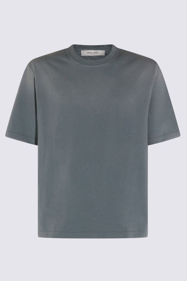 Golden Goose Cotton T-Shirt - Windward Blue