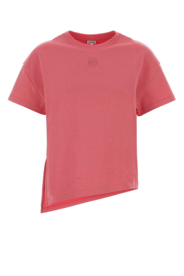 LOEWE Cotton Blend T-Shirt - Bright Pink