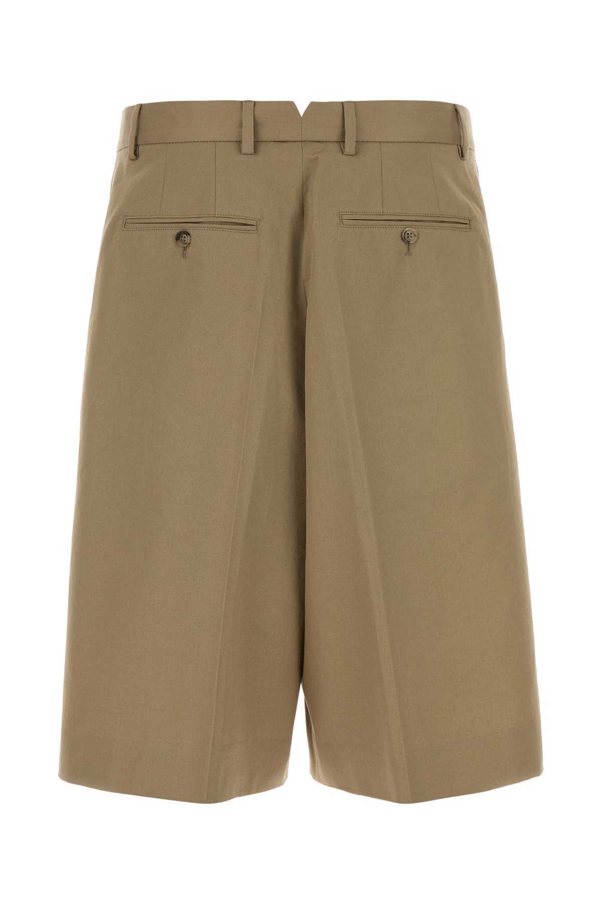 Ami Alexandre Mattiussi Cotton Bermuda Shorts - Dove Grey - Image 2 of 2