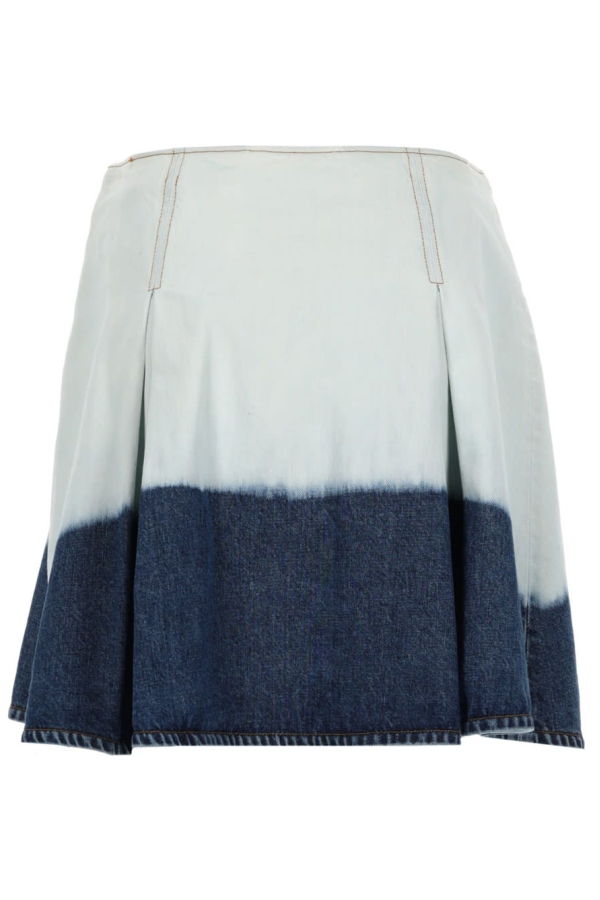 Marni Denim Midi Skirt - White