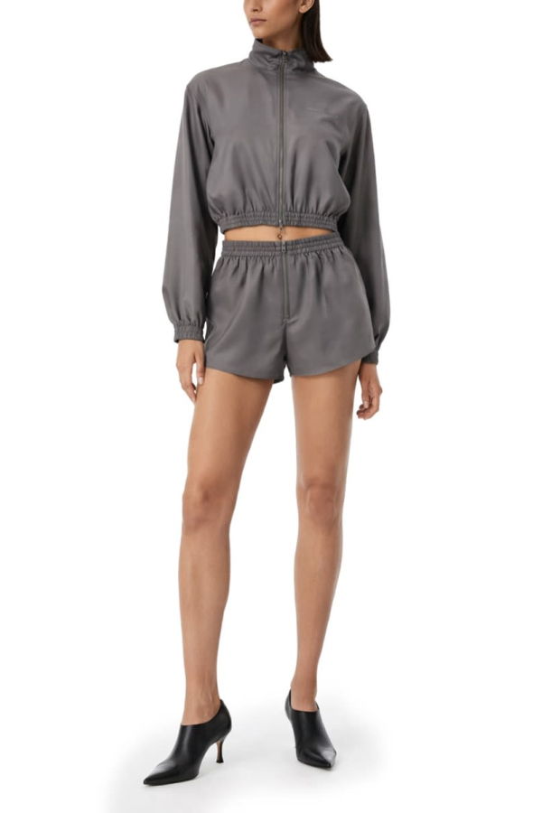 ALEXANDER WANG Shorts With Zip Shorts - Gray