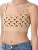 MARINE SERRE Moon Sport Bra - Tan Black Moon - Thumbnail 3