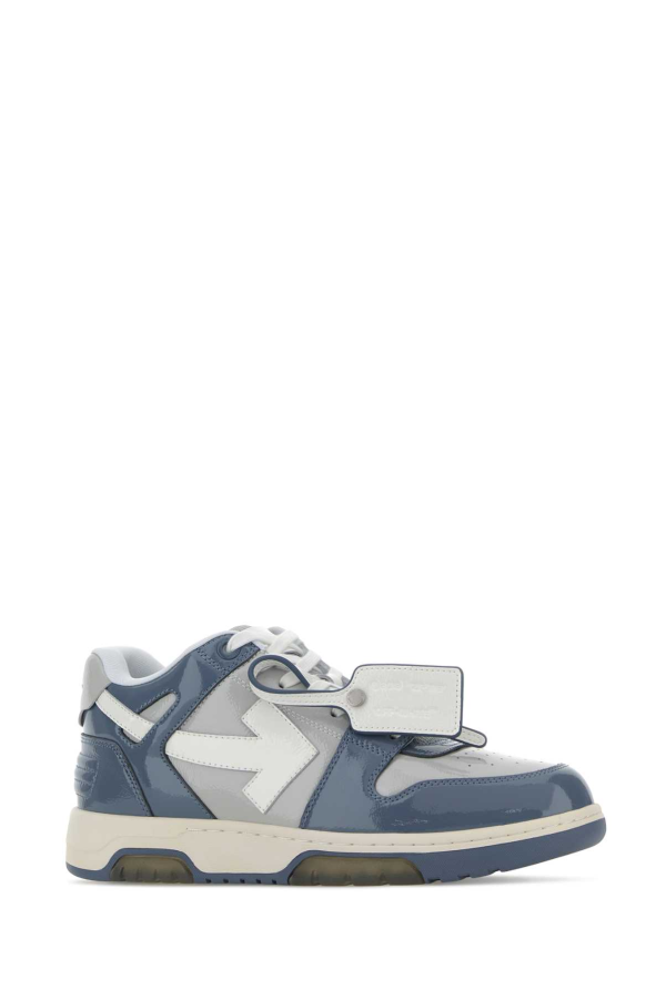 Off-White Two-Tone Leather Out Of Office Sneakers - Greywhite