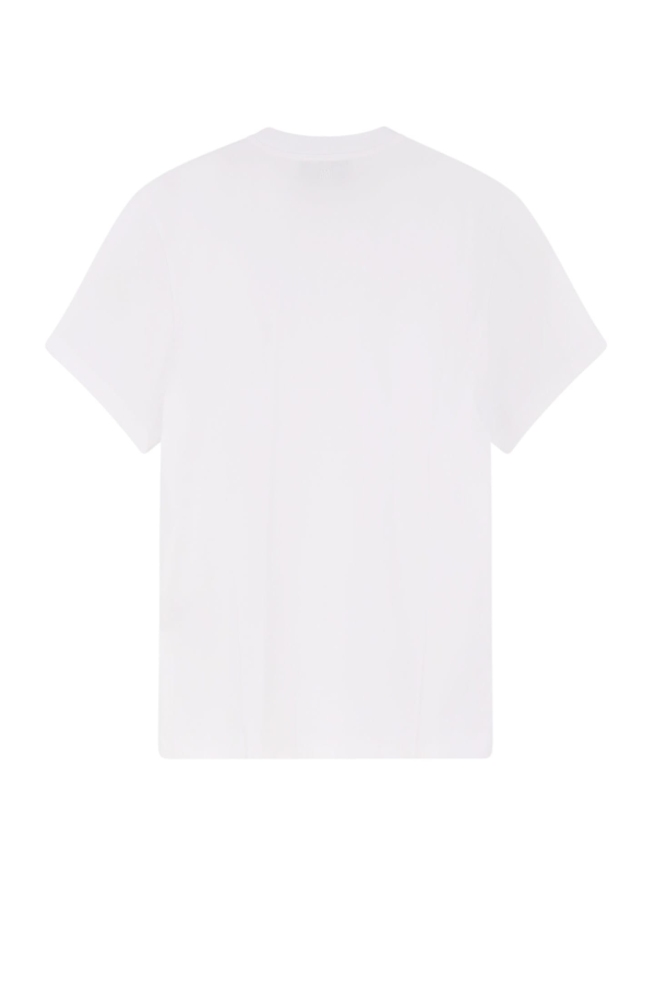 Ami Alexandre Mattiussi Cotton T-Shirt With Contrasting Embroidery - White