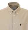 Ami Alexandre Mattiussi Ami De Coeur Boxy Fit Shirt - Beige - Thumbnail 4