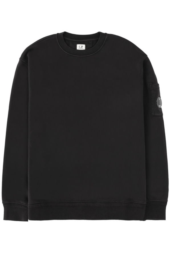 C.P. Company Sweatshirt With Logo Sweatshirt - Black