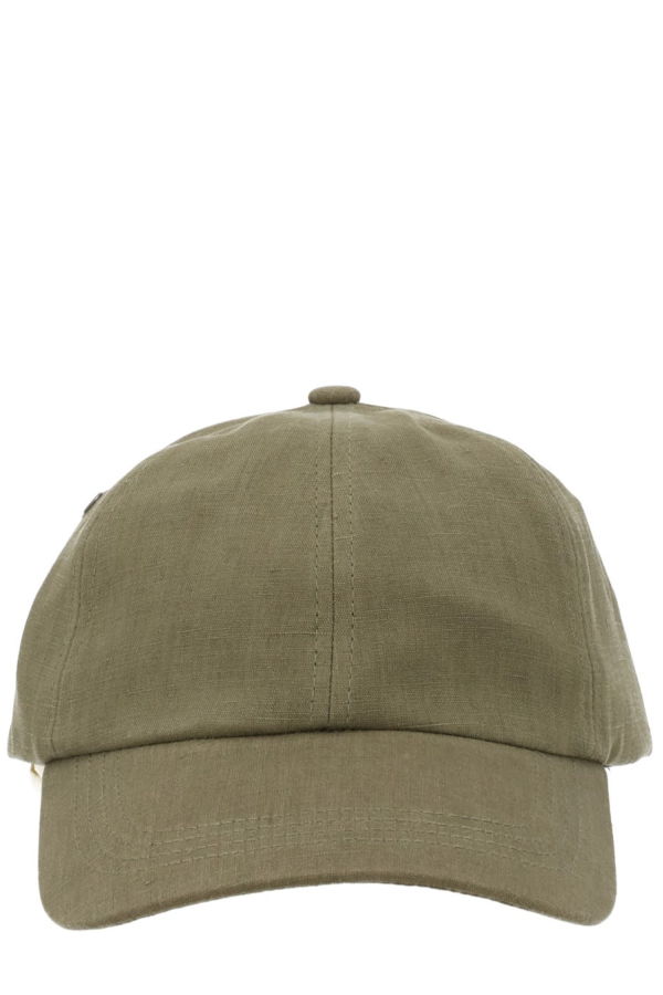 PAUL SMITH Linen Baseball Cap - Green