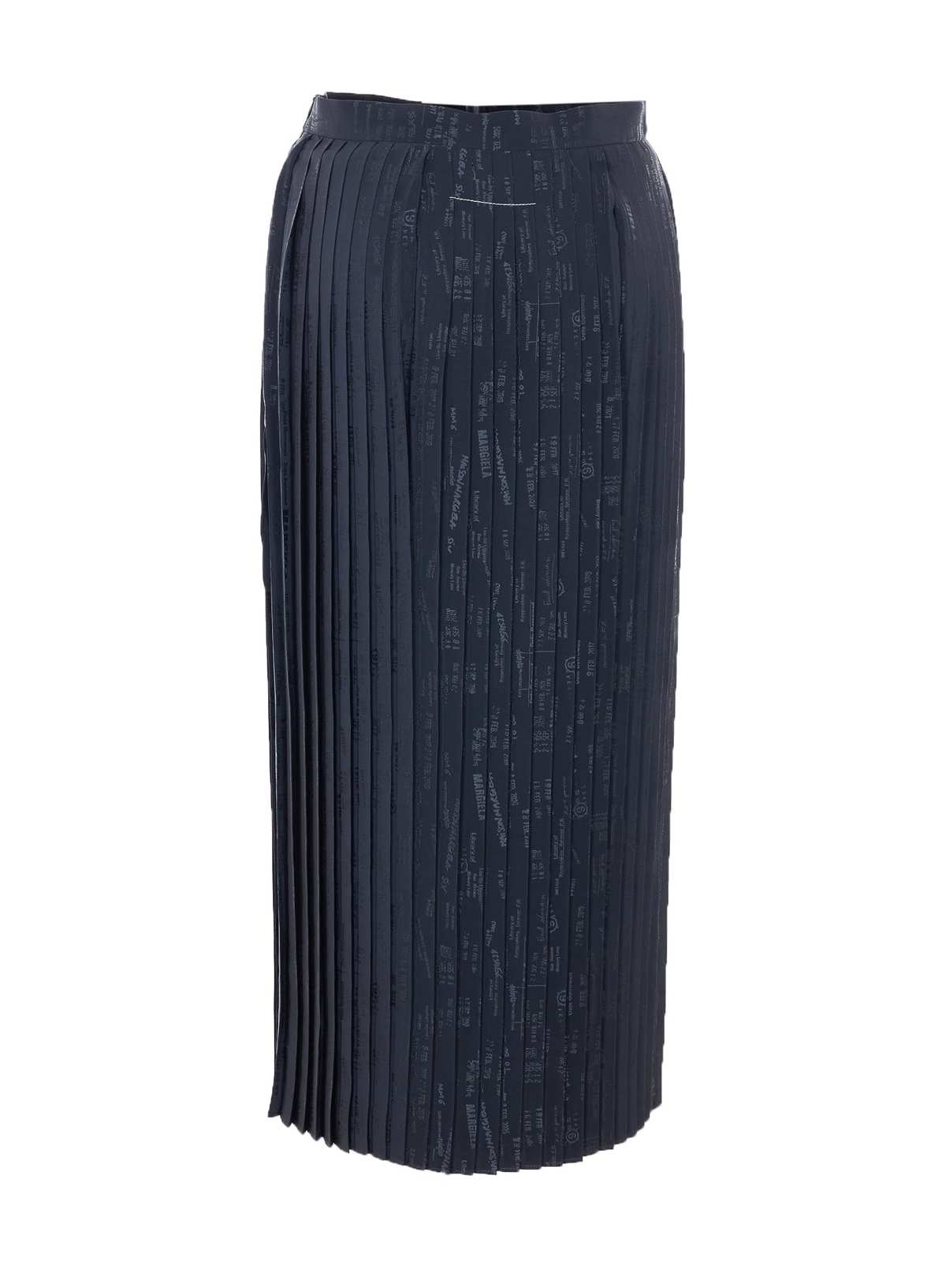 MM6 Maison Margiela Midi Pleated Skirt - Black - Image 2 of 4