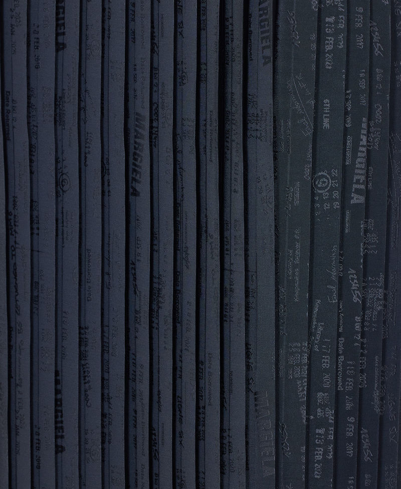 MM6 Maison Margiela Midi Pleated Skirt - Black