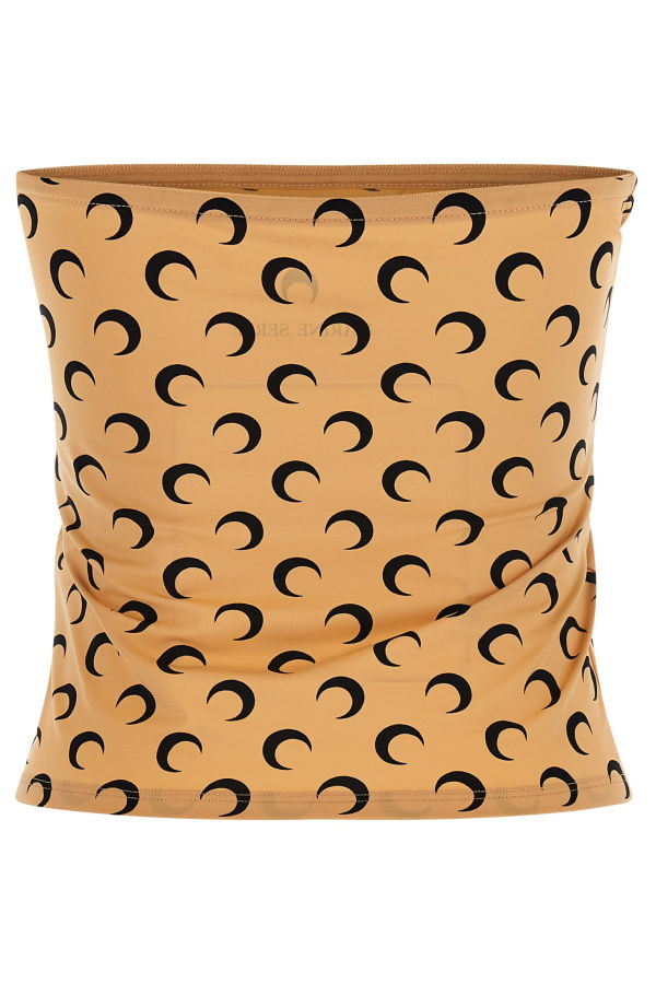 MARINE SERRE All Over Moon Top - Beige