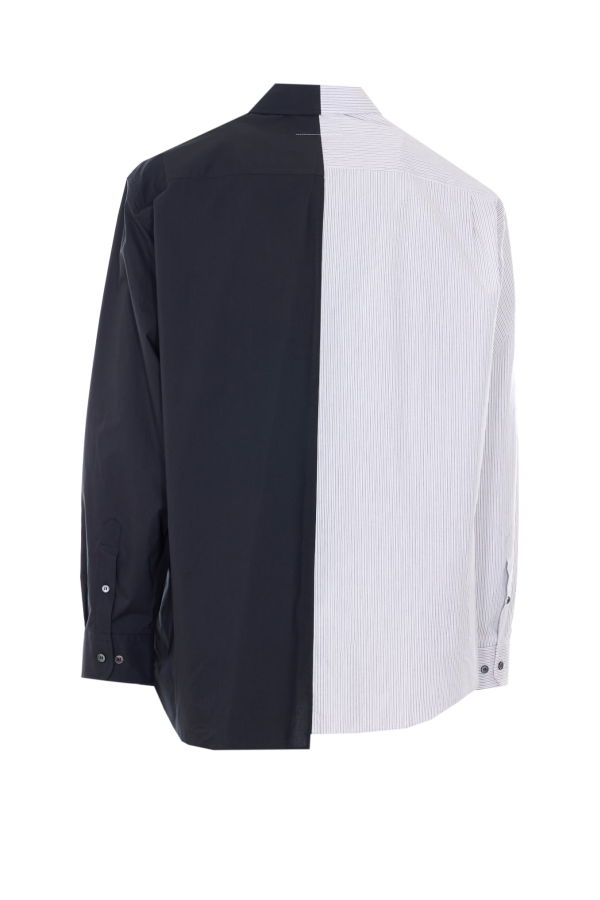MM6 Maison Margiela Two-Tone Poplin Shirt