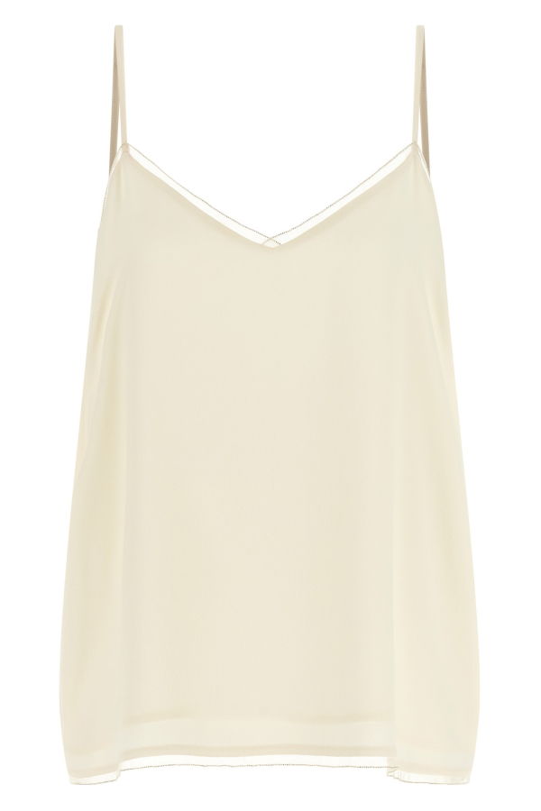 Fabiana Filippi Filo Diamante Top - Beige