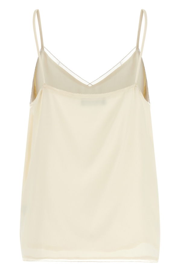 Fabiana Filippi Filo Diamante Top - Beige