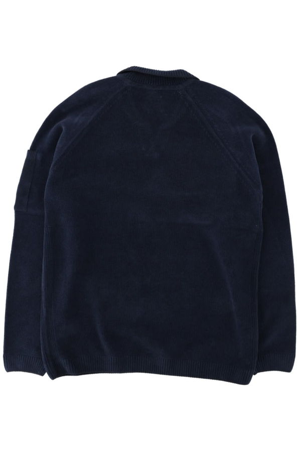 C.P. Company Cotton Knit Polo Shirt - Blue