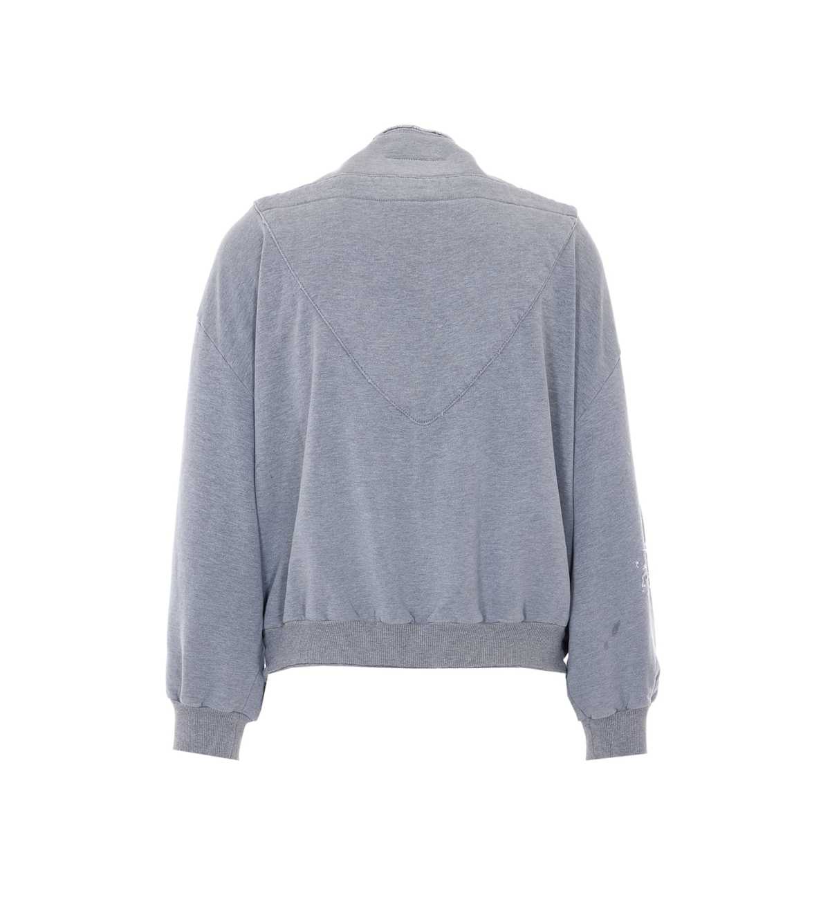 MM6 Maison Margiela Zip Up Sweatshirt - Gray - Image 2 of 4