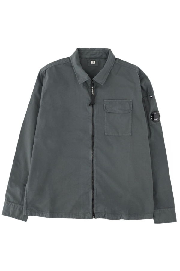 C.P. Company Zippered Overshirt Jacket - Green