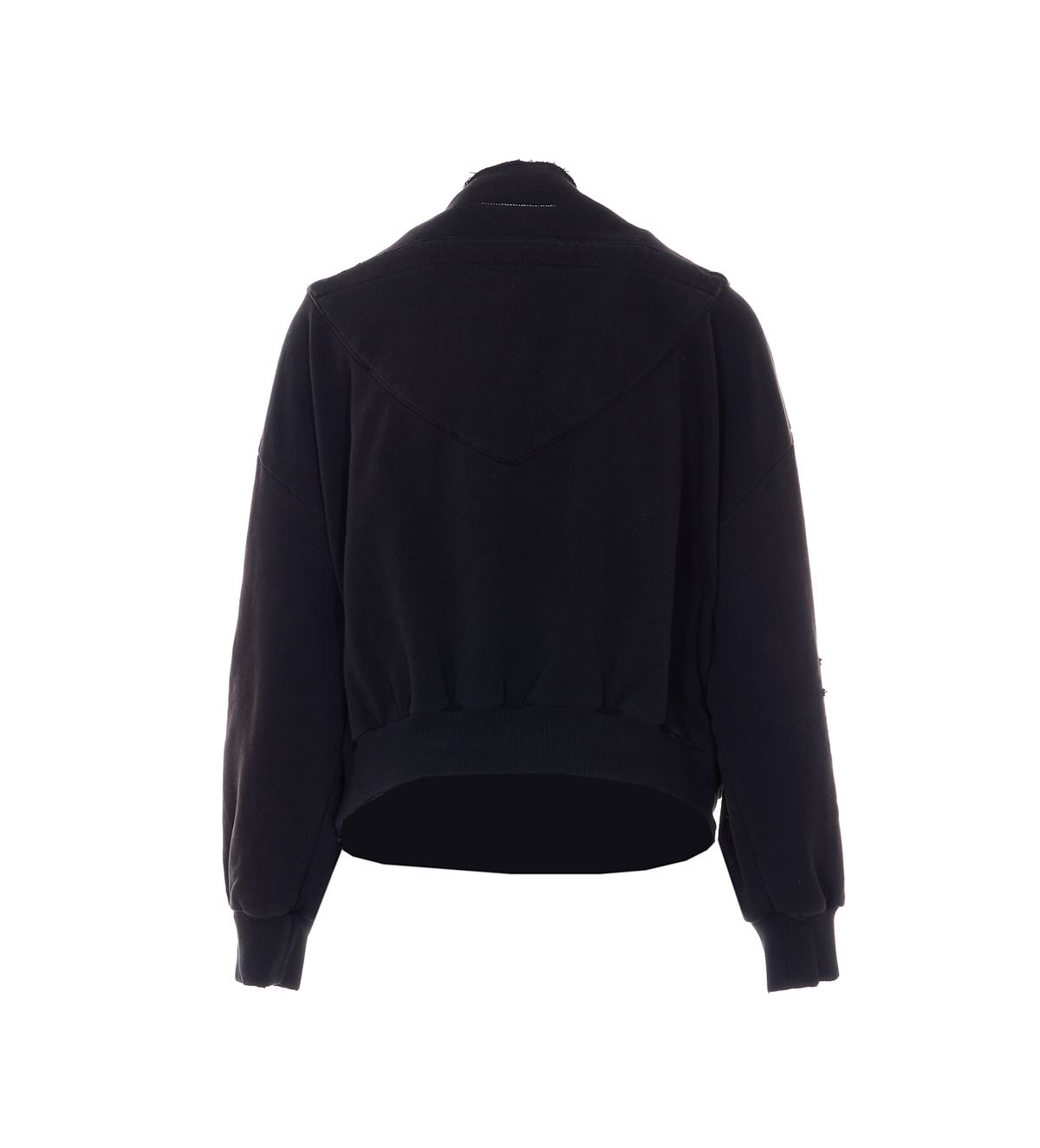 MM6 Maison Margiela Zip Up Sweatshirt - Black - Image 2 of 4