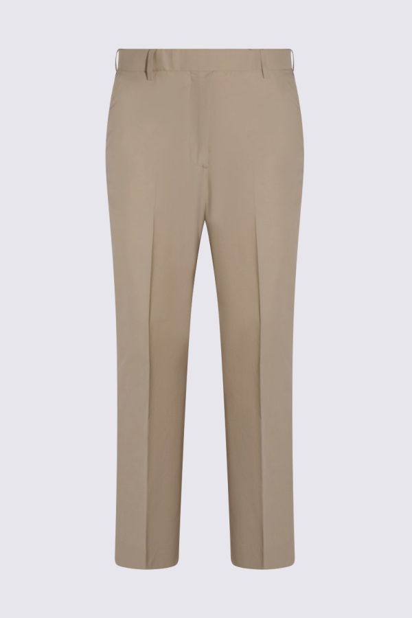 thom browne Beige Cotton Pants - Beige